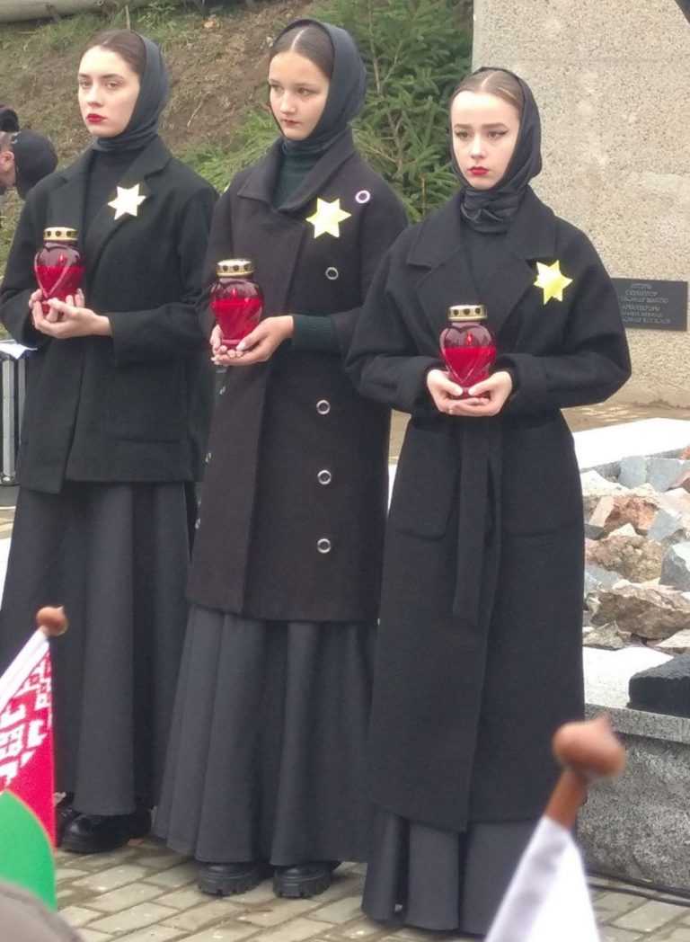21.10.2022 в г. Дзержинске прошёл митинг-реквием, посвященный дню памяти жертв фашистских оккупантов над мирными жителями еврейской национальности.